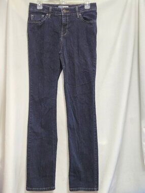 LEVI'S Signature Mid Rise Straight Leg Denim Jeans. Size 10 Long